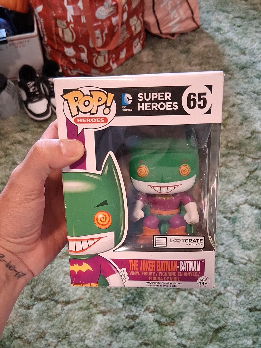 Funko Heroes The Joker Batman #65 Vinyl Figure - Green & Purple